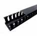 PVC Wiring Ducts Wide Slot - Black