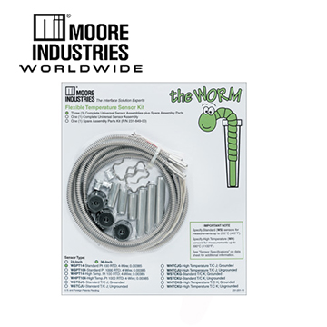 Moore Industries WORM Flexible Sensor Kits for Thermowell Temperature Assemblies